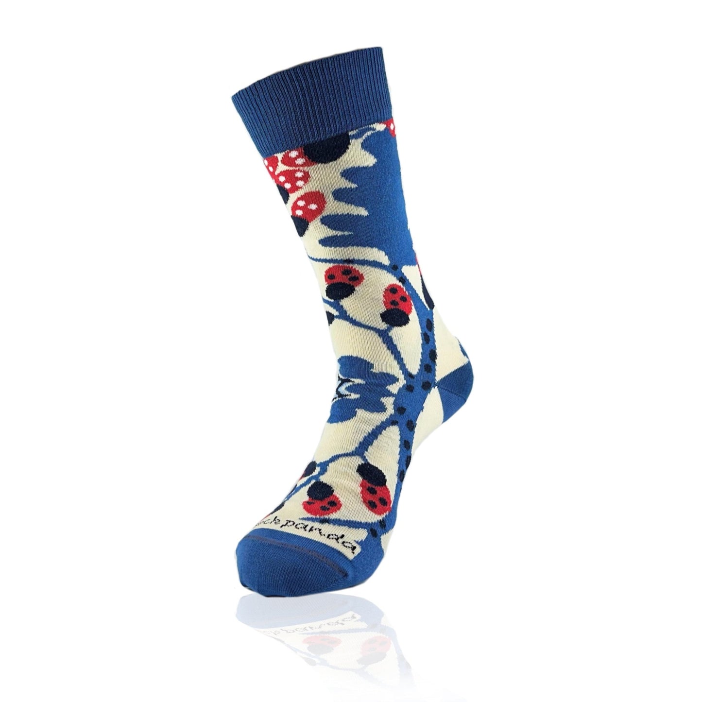 Abstract Ladybug in the Flowers Socks (Adult Medium)