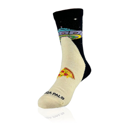 Alien Pizza Abduction Socks from the Sock Panda (Ages 3 - 7)