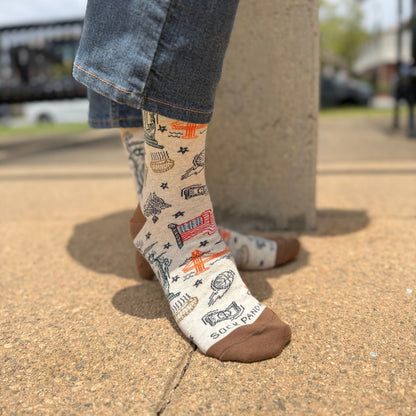 American Imagery Pattern Socks from the Sock Panda AmericanSm
