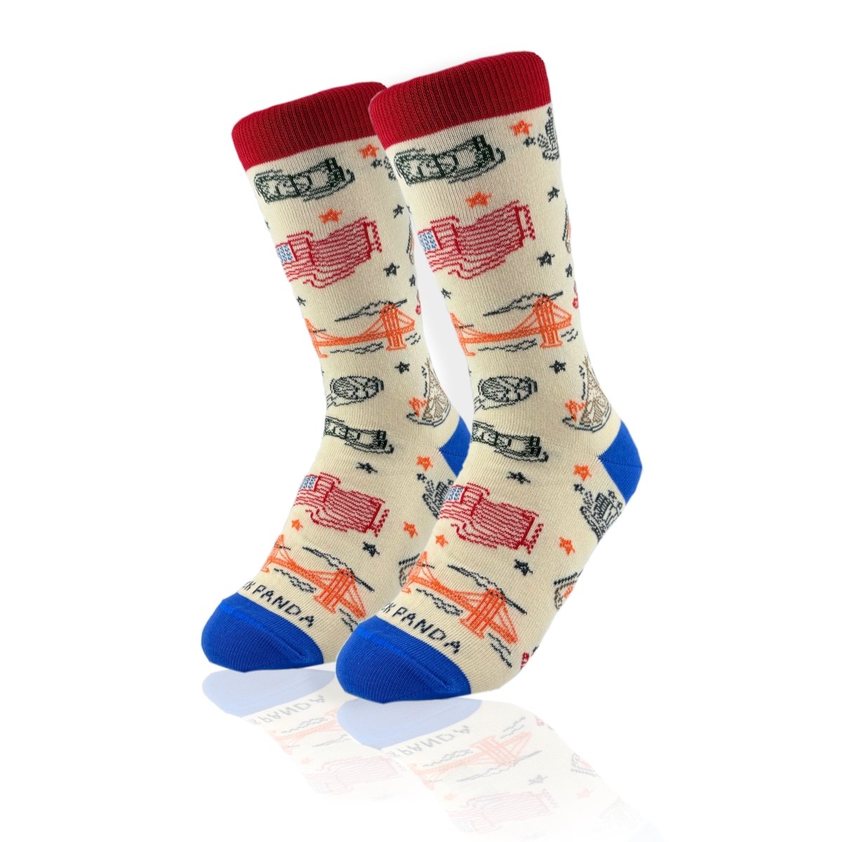 American Imagery Pattern Socks from the Sock Panda AmericanSm