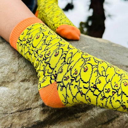 Baby Chick Pattern Socks from the Sock Panda (Ages 3 - 7)