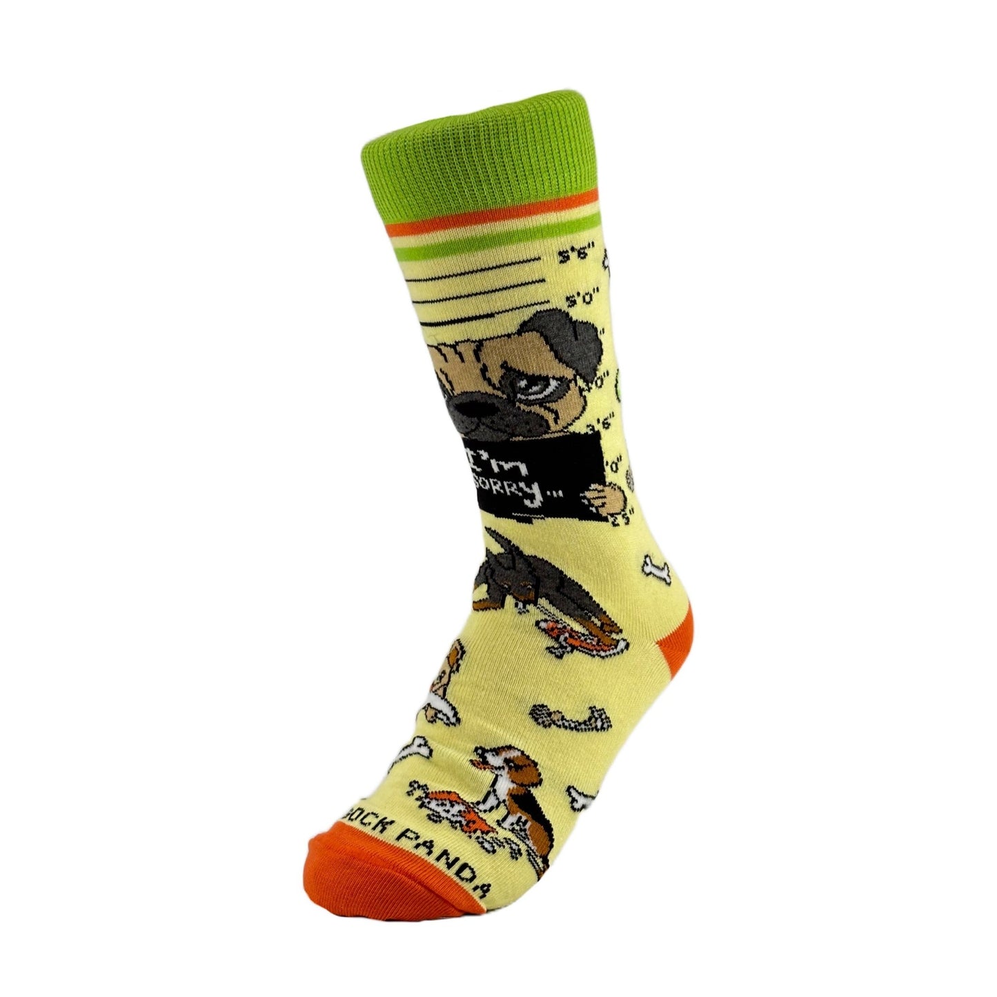 Bad and Guilty Dog Socks from the Sock Panda (Adult Small - Shoe Sizes 2 - 5)