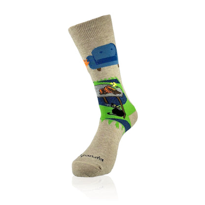 Bad Cats Socks from the Sock Panda (Adult Medium - Women's Shoe Sizes 5 - 10)