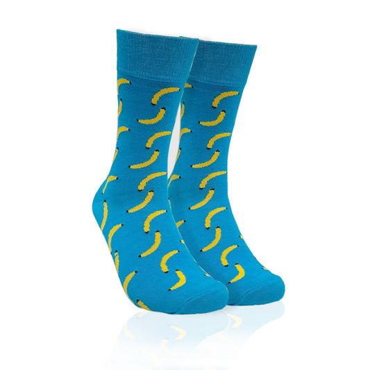 Banana Socks from the Sock Panda (Adult Medium - Women's Shoe Sizes 5 - 10)