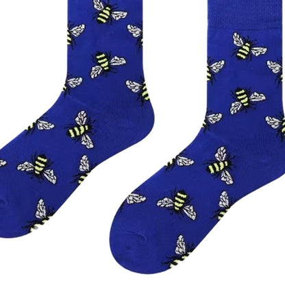 Bee Pattern Socks from the Sock Panda (Adult Large - Men's Shoe Sizes 8 - 12)