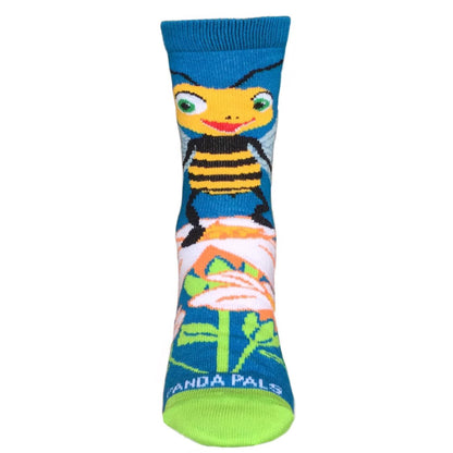 Bees Loving Flower Socks (Ages 3 - 7)