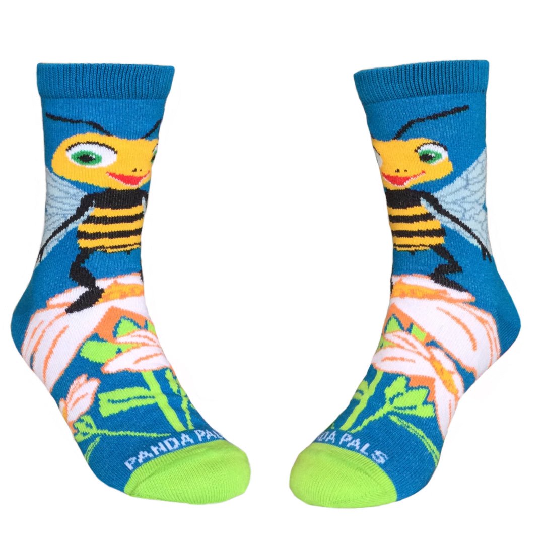 Bees Loving Flower Socks (Ages 3 - 7)