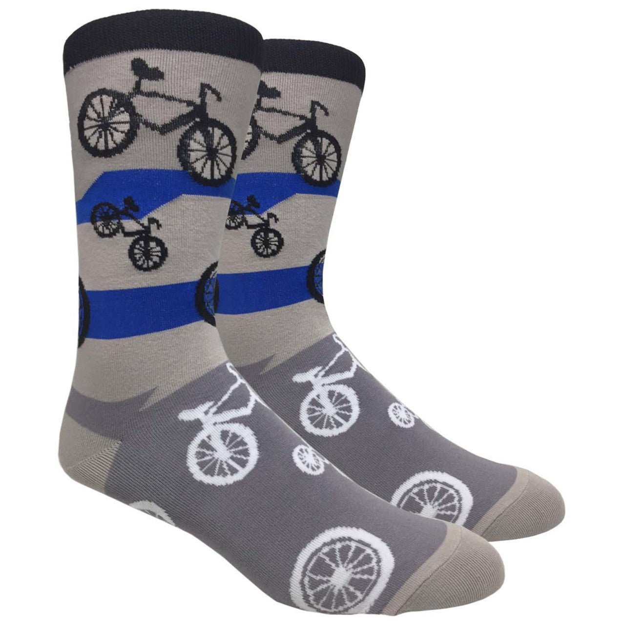 Bicycle Pattern Socks from the Sock Panda (Adult Large - Men's Shoe Sizes 8 - 12)