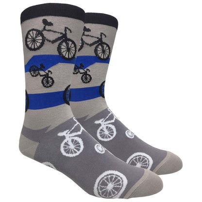 Bicycle Pattern Socks from the Sock Panda (Adult Large - Men's Shoe Sizes 8 - 12)