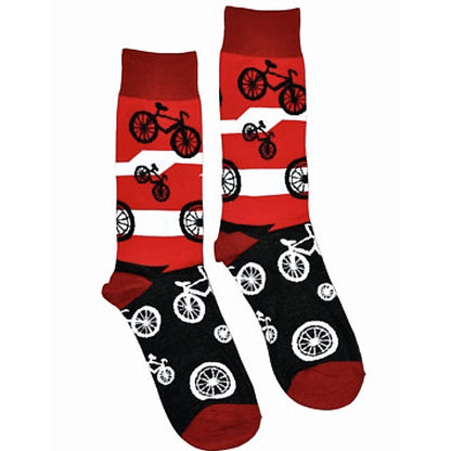 Bicycle Pattern Socks from the Sock Panda (Adult Large - Men's Shoe Sizes 8 - 12)
