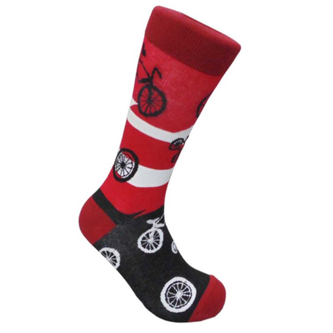 Bicycle Pattern Socks from the Sock Panda (Adult Large - Men's Shoe Sizes 8 - 12)