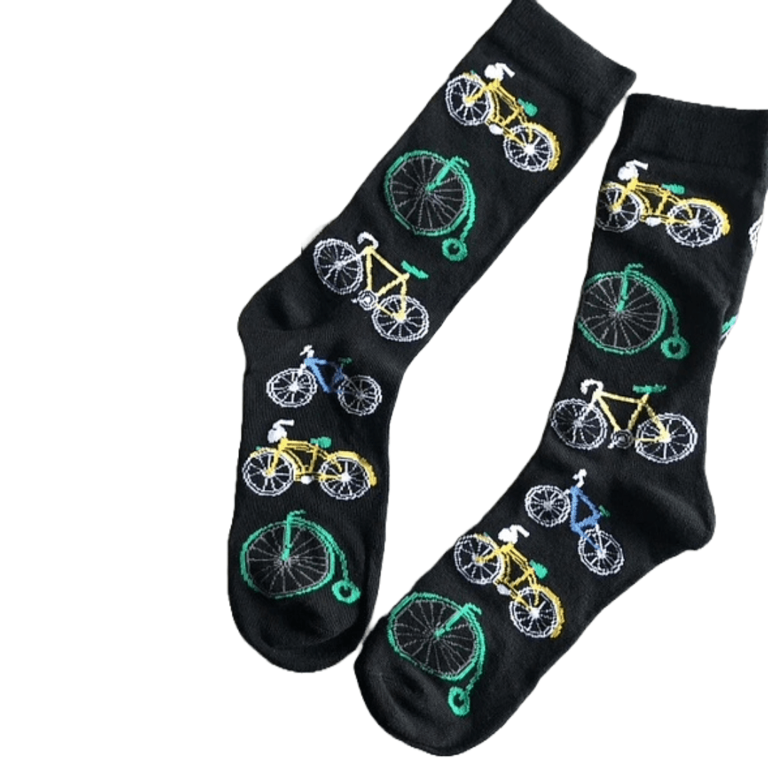 Bike Pattern Socks from the Sock Panda (Adult Medium - Women's Shoe Sizes 5 - 10)