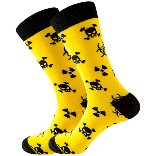 Biohazard Socks from the Sock Panda (Adult Large - Men's Shoe Sizes 8 - 12)