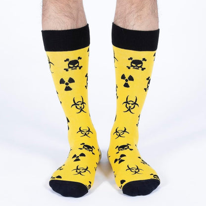 Biohazard Socks from the Sock Panda (Adult Large - Men's Shoe Sizes 8 - 12)