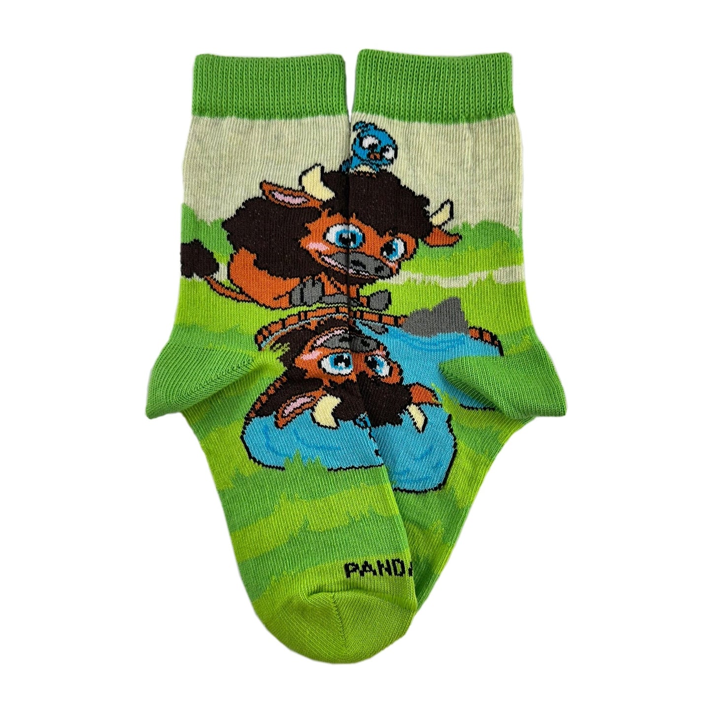 Bison Reflection Socks from the Sock Panda (Ages 3 - 7)
