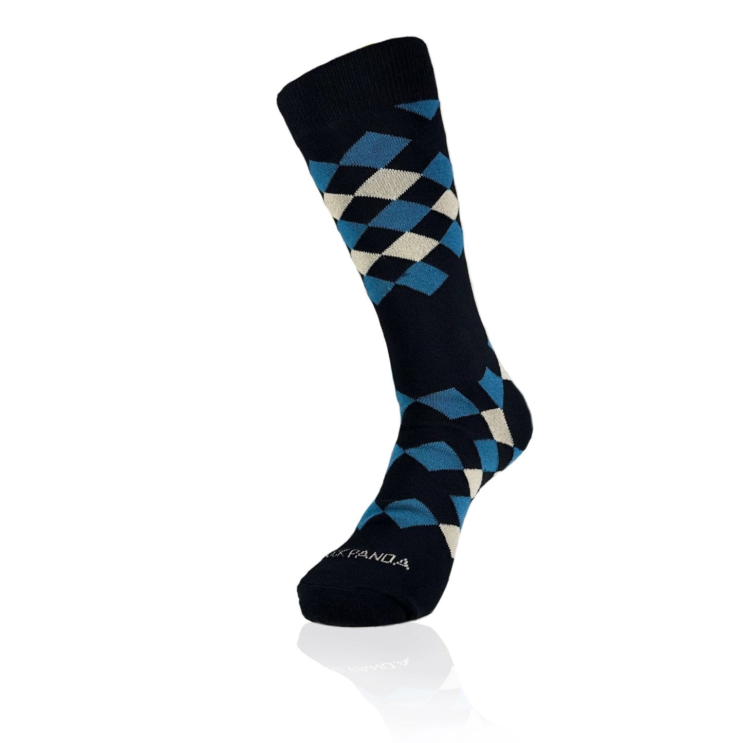 Black Diamond Argyle Socks from the Sock Panda (Adult Large)