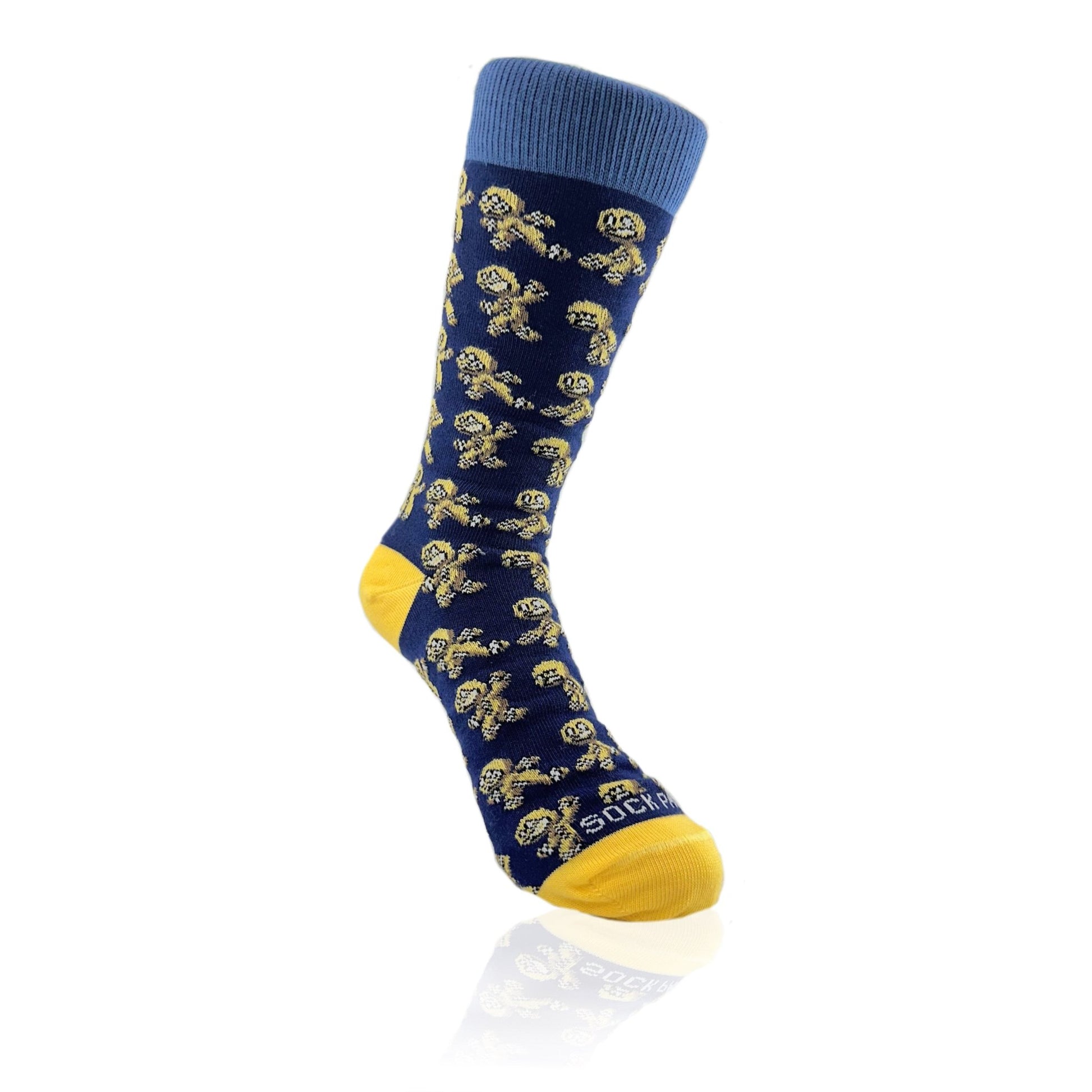 Breaking Gingerbread Man Socks from the Sock Panda (Adult Small)