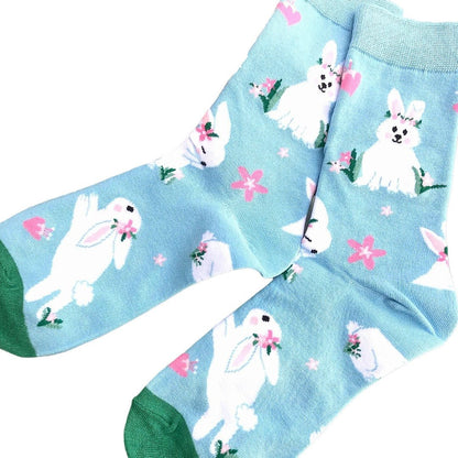 Bunny Rabbit Socks from the Sock Panda (Adult Medium) 