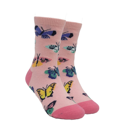 BUTTERFLY MIGRATION Pattern Socks (Ages 1 - 2, 3 - 5)