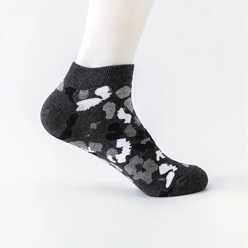 Camouflage Ankle Pattern Socks (Adult Large - Men's Shoe Sizes 8 - 12)