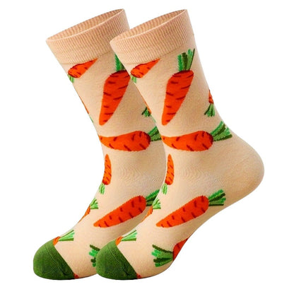 Carrots Pattern Socks from the Sock Panda (Adult Medium) CarrotsMd