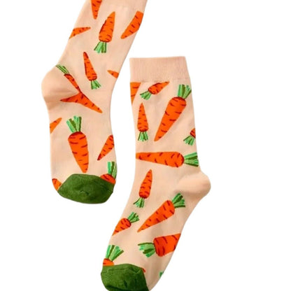 Carrots Pattern Socks from the Sock Panda (Adult Medium) CarrotsMd