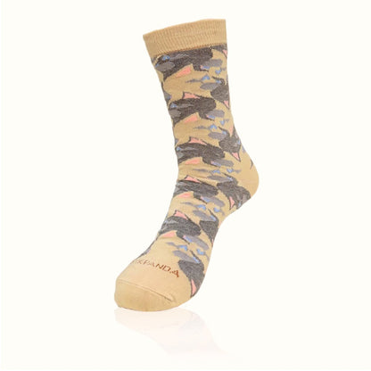 Cat Faces Pattern Socks from the Sock Panda (Adult Medium) 