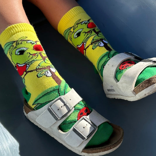 Caterpillar Socks from the Sock Panda (Ages 3 - 7)