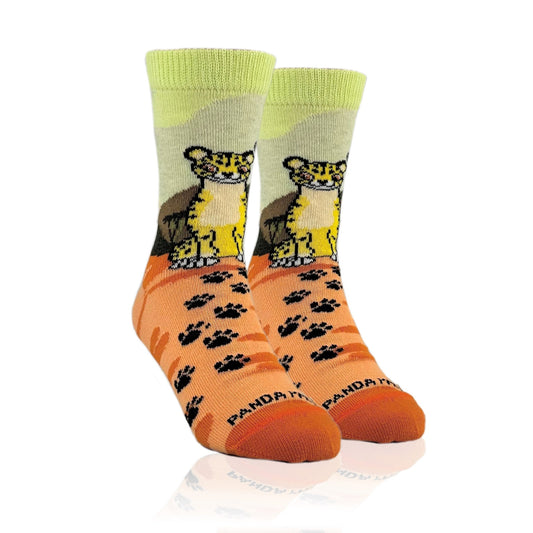 Cheetah Socks from the Sock Panda (Ages 3 - 7)