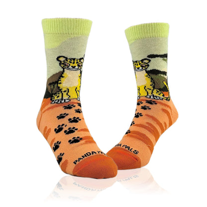 Cheetah Socks from the Sock Panda (Ages 3 - 7)
