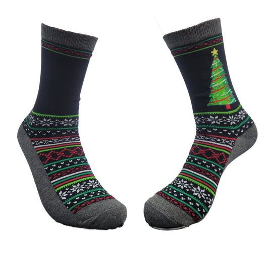 Christmas Tree Socks (Adult Medium - Women's Shoe Sizes 5 - 10)