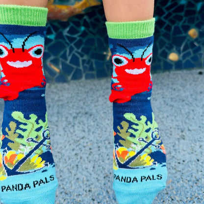 Claws the Lobster Socks from the Sock Panda (Ages 3 - 7)