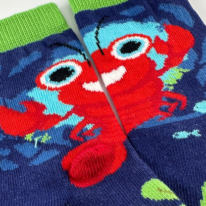 Claws the Lobster Socks from the Sock Panda (Ages 3 - 7)