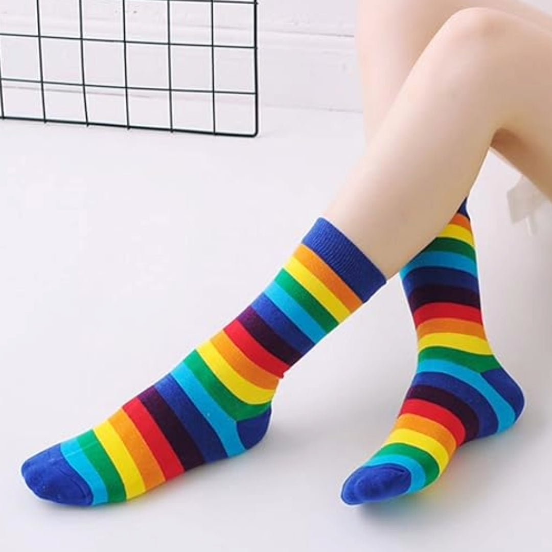 Colorful Striped Socks from the Sock Panda