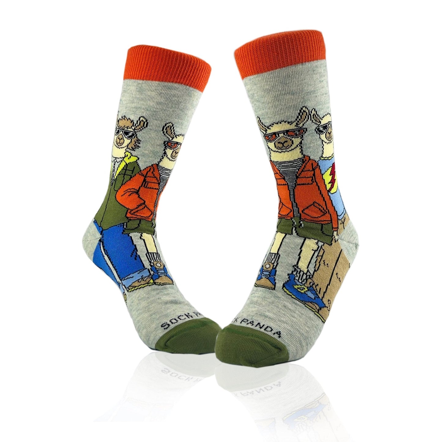 Cool Llamas Socks from the Sock Panda (Adult Small)