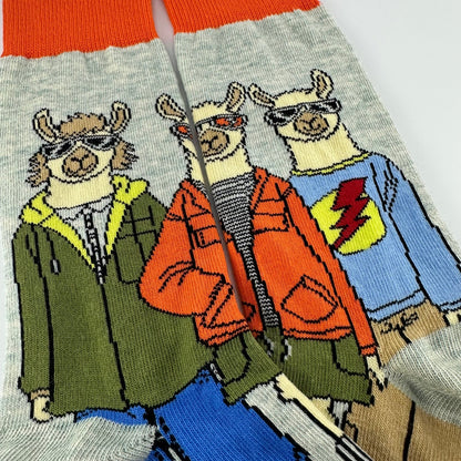 Cool Llamas Socks from the Sock Panda (Adult Small)