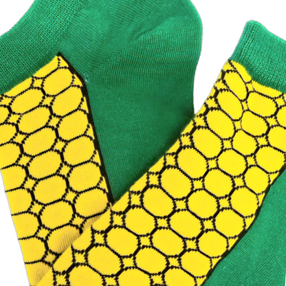Corn of the Cob Ankle Socks from the Sock Panda