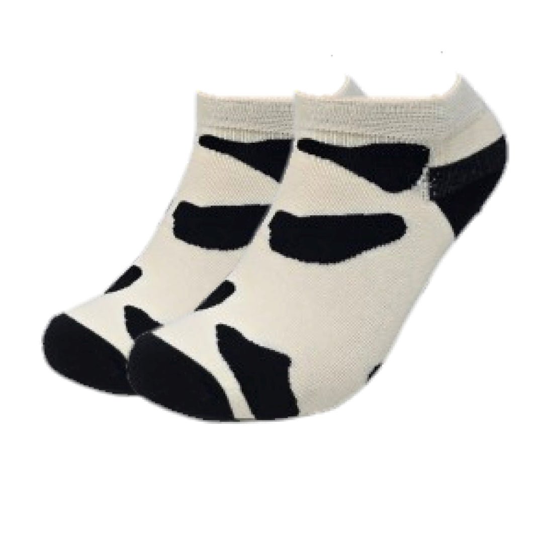 Cow Skin Patterned Socks (Adult Medium - Women's Shoe Sizes 5 - 10)