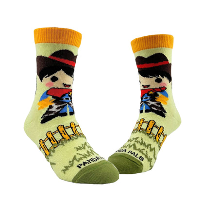 Cowboy / Cowgirl Socks from the Sock Panda (Ages 3 - 7)