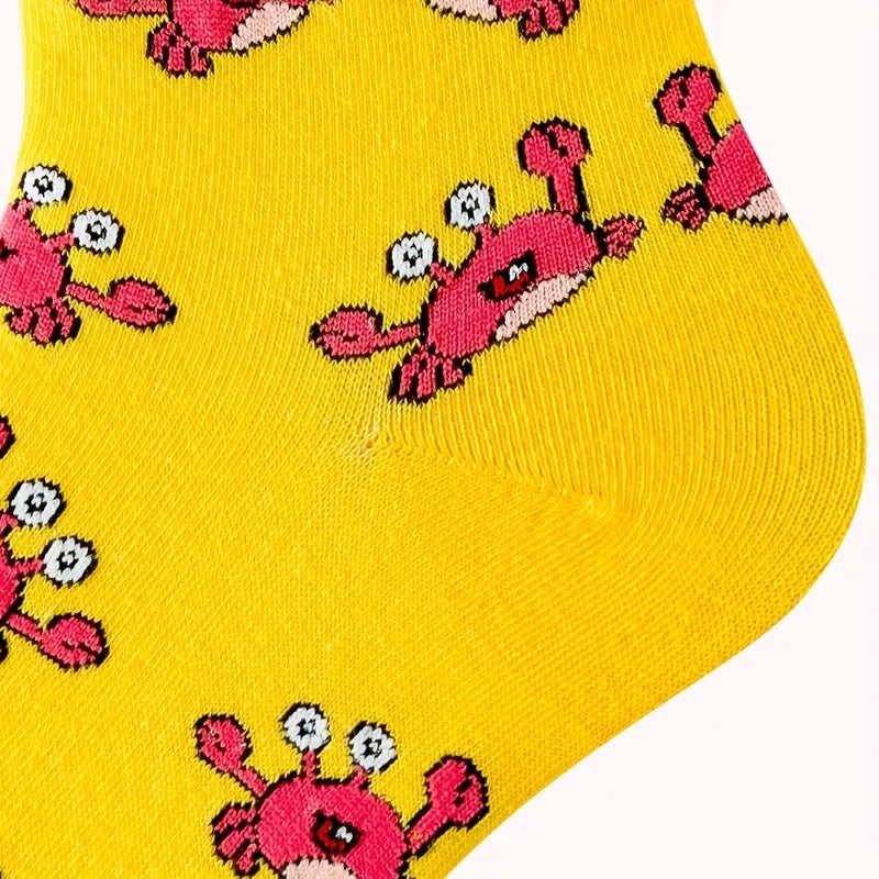 Crab Pattern Socks from the Sock Panda (Adult Medium - Women's Shoe Sizes 5-10)