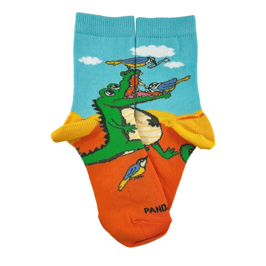 Crocodile Bird Teeth Cleaning Socks from the Sock Panda (Ages 3 - 7)