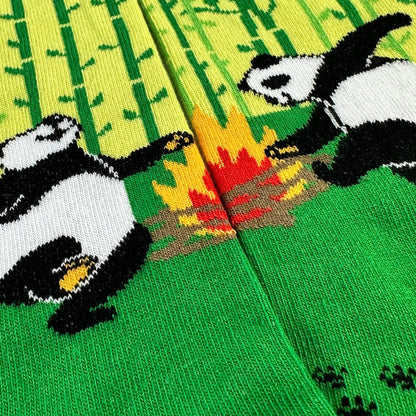 Dancing Panda Socks from the Sock Panda (Adult Small - Shoe Sizes 2 - 5)