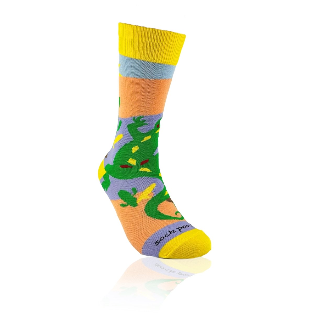 Desert Lizard Socks from the Sock Panda (Adult Medium) DesertLizardMd