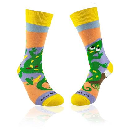 Desert Lizard Socks from the Sock Panda (Adult Medium) DesertLizardMd