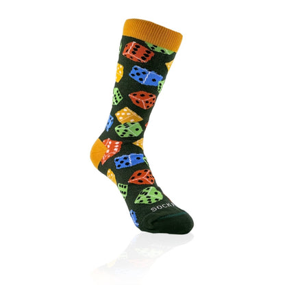 Dice Pattern Socks from the Socks Panda (Adult Small) DicePattSm