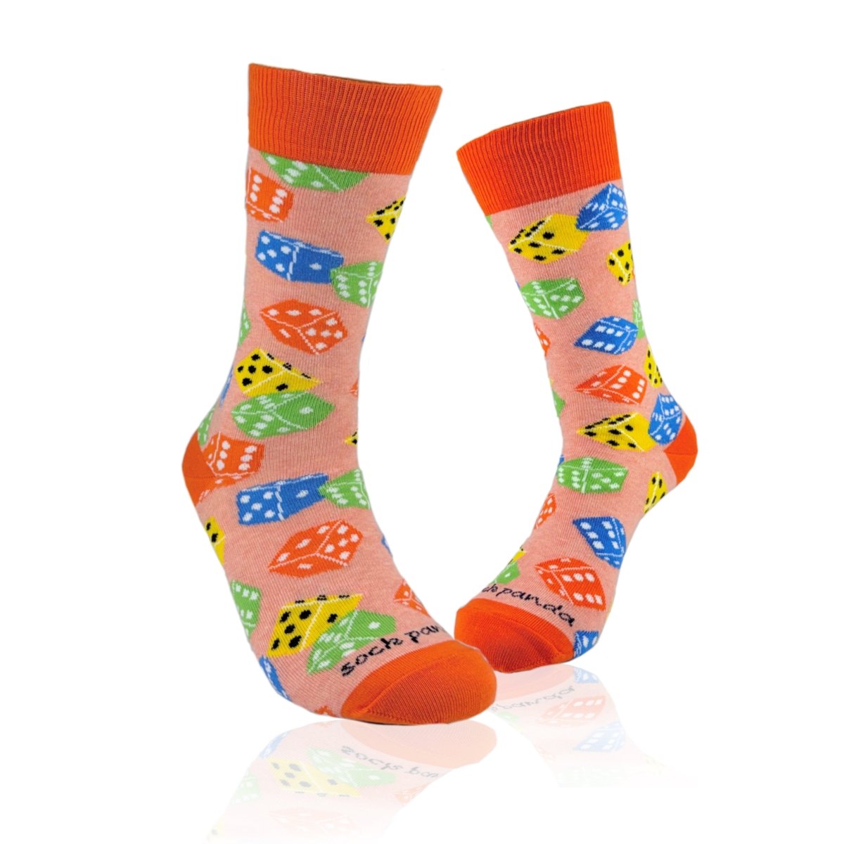 Dice Pattern Socks from the Socks Panda (Three Sizes) DicePattMd