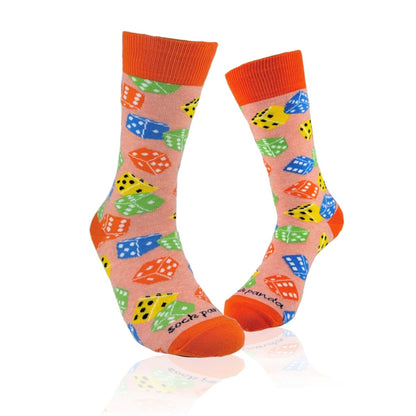 Dice Pattern Socks from the Socks Panda (Three Sizes) DicePattMd
