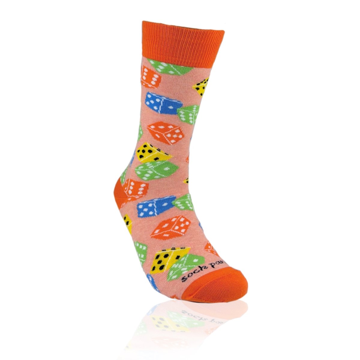 Dice Pattern Socks from the Socks Panda (Three Sizes) DicePattSm