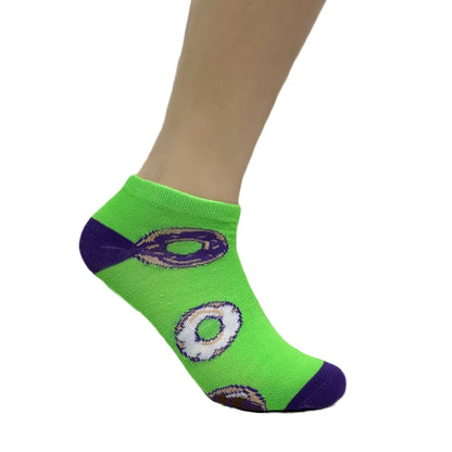 Yummy Donut Ankle Socks (Adult Medium - Women's Shoe Sizes 5-10)