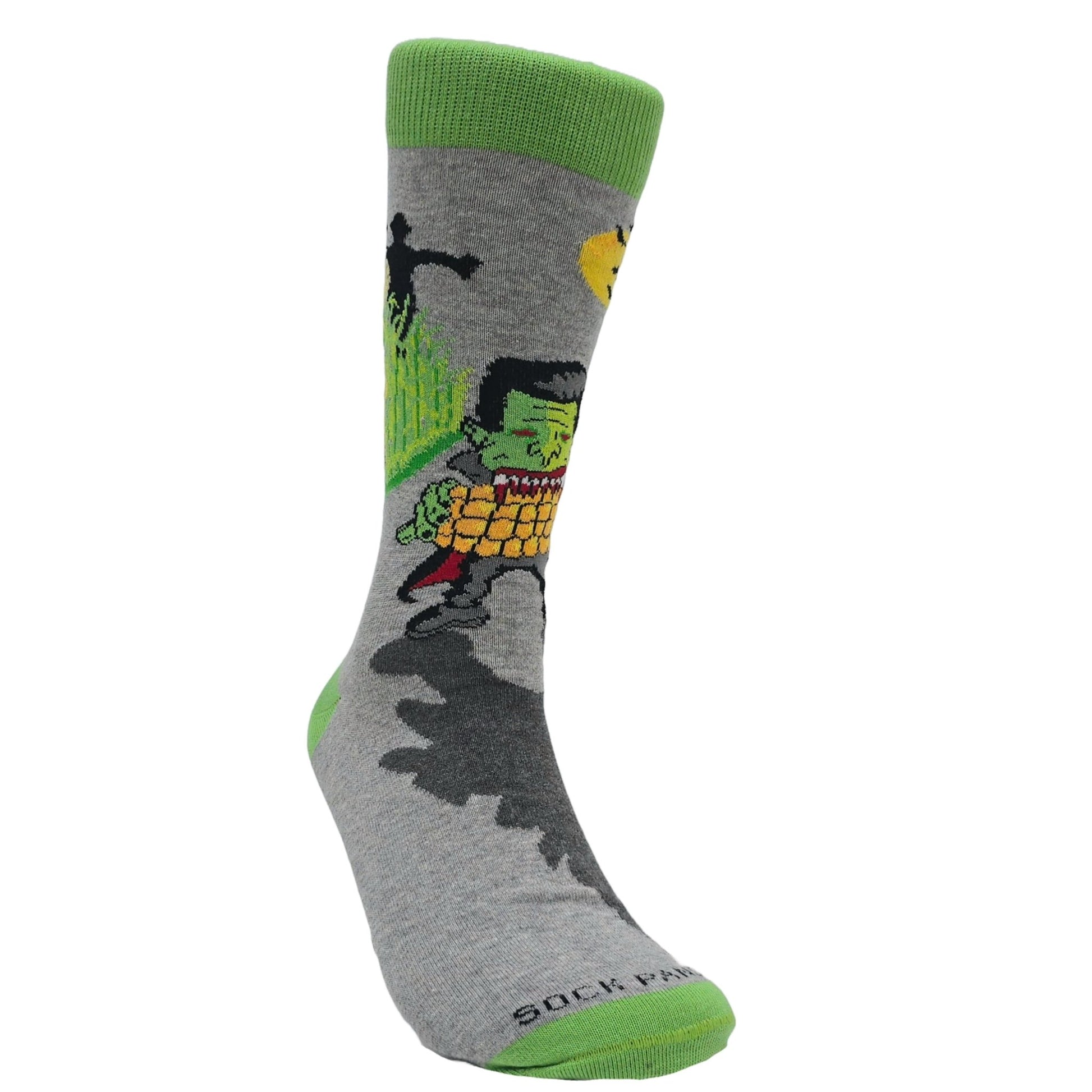 Dracula Eating Corn Socks from the Sock Panda